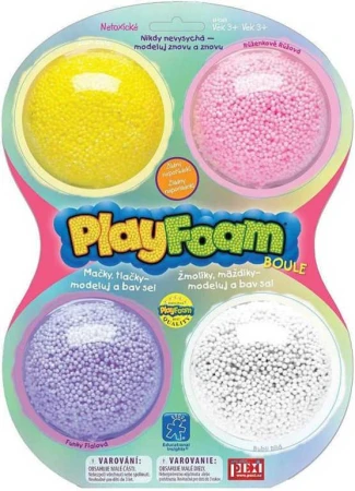 PlayFoam pěnová kuličková modelína boule set 4 barvy holčičí I. PlayFoam pěnová kuličková modelína boule set 4 barvy holčičí I.