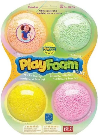 PlayFoam pěnová kuličková modelína boule set 4 barvy holčičí II. PlayFoam pěnová kuličková modelína boule set 4 barvy holčičí II.