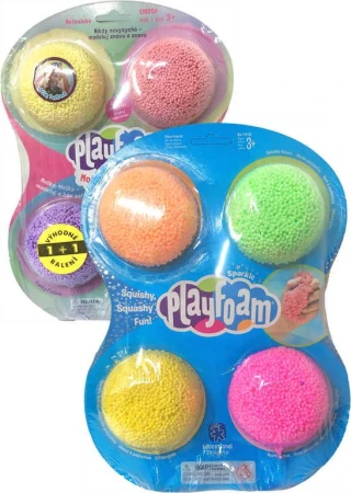 PlayFoam pěnová kuličková modelína boule set 8 barev holčičí PlayFoam pěnová kuličková modelína boule set 8 barev holčičí