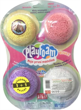 PlayFoam pěnová kuličková modelína boule set 8 barev holčičí
