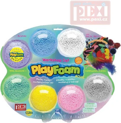 PlayFoam pěnová kuličková modelína workshop boule set 7ks PlayFoam pěnová kuličková modelína workshop boule set 7ks