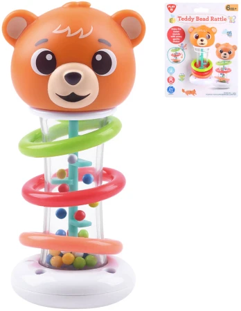 PLAYGO Baby chrastítko zvířátko s kroužky pro miminko
