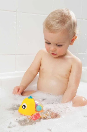 Playgro Baby rybička natahovací plavající do vody pro miminko 2 barvy