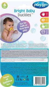 PLAYGRO Kachničky baby na koupání do vany set 3ks pro miminko