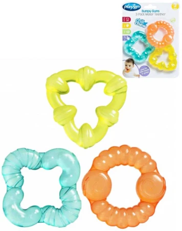 PLAYGRO Kousátko chladivé baby vodní set 3ks pro miminko PLAYGRO Kousátko chladivé baby vodní set 3ks pro miminko