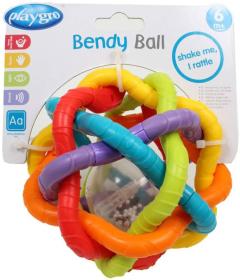 PLAYGRO Míček baby ohebný chrastící s kuličkami nový pro miminko
