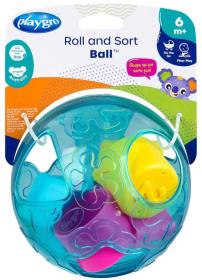 PLAYGRO Míček baby vkládací s tvary chrastící pro miminko