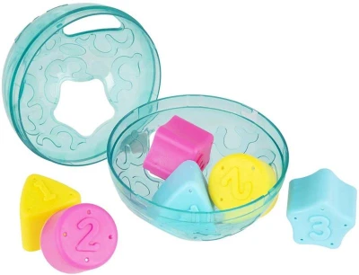 PLAYGRO Míček baby vkládací s tvary chrastící pro miminko