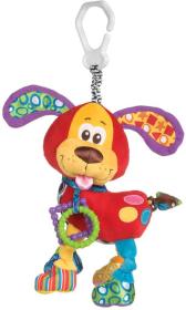 PLAYGRO PLYŠ Baby pejsek Rexík vrnící závěsný s klipem pro miminko PLAYGRO PLYŠ Baby pejsek Rexík vrnící závěsný s klipem pro miminko
