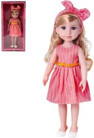 PLEJO Panenka v červených šatech 38cm dlouhé vlasy PLEJO Panenka v červených šatech 38cm dlouhé vlasy