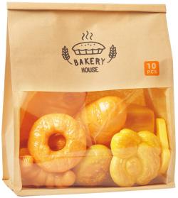 PLEJO Pekařství makety potravin čerstvé pečivo v sáčku set 10ks plast PLEJO Pekařství makety potravin čerstvé pečivo v sáčku set 10ks plast