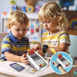 PLEJO Platební terminál set s mobilem a hodinkami na baterie Světlo Zvuk