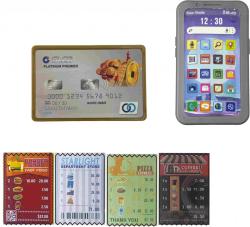 PLEJO Platební terminál set s mobilem a hodinkami na baterie Světlo Zvuk