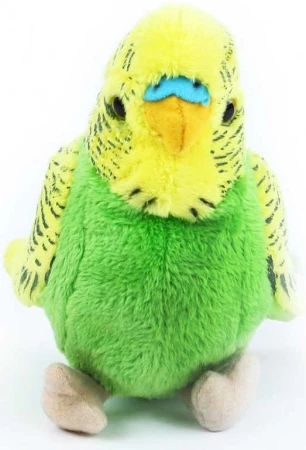 PLYŠ Andulka 12cm plyšový ptáček 2 barvy (plyšová hračka)