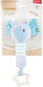 PLYŠ Baby kousátko chrastítko zvířátko pro miminko 3 druhy