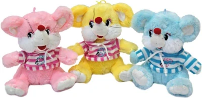 PLYŠ Baby myška pruhované triko 36cm 3 barvy (plyšová hračka) PLYŠ Baby myška pruhované triko 36cm 3 barvy (plyšová hračka)