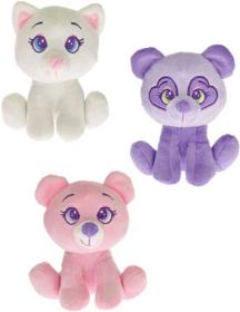 PLYŠ Baby zvířátko 15cm sedící 3 druhy (plyšová hračka)