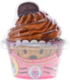 PLYŠ Cupcake dortík medvídek 10cm vonící v košíčku různé druhy
