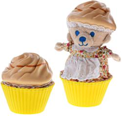 PLYŠ Cupcake dortík medvídek 10cm vonící v košíčku různé druhy