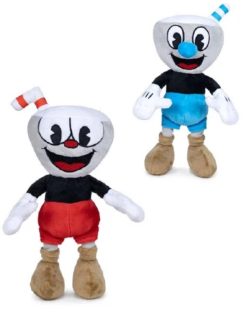 PLYŠ Cuphead a Mugman 25cm postavička 2 druhy (plyšová hračka) PLYŠ Cuphead a Mugman 25cm postavička 2 druhy (plyšová hračka)