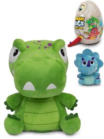 PLYŠ Dinosaurus baby ve vajíčku na baterie Zvuk 3 druhy PLYŠ Dinosaurus baby ve vajíčku na baterie Zvuk 3 druhy