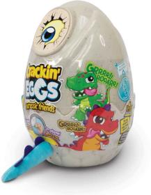PLYŠ Dinosaurus baby ve vajíčku na baterie Zvuk 3 druhy