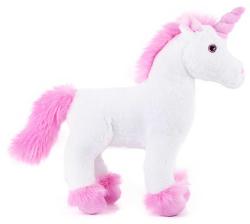 PLYŠ Jednorožec 32cm růžovo-bílý koník (plyšová hračka)