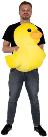 PLYŠ Kačka veľká 60cm sediaca XXL zvieratko (plyšová hračka)