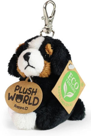 PLYŠ Klíčenka pes bernský salašnický 9cm Eco-Friendly Plush World