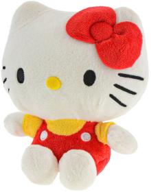 PLYŠ Kočička Hello Kitty sedící 16cm 4 barvy (plyšová hračka)