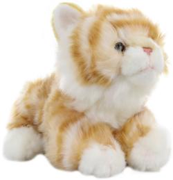 PLYŠ Kočka mourek 30cm na baterie Eco-Friendly Zvuk (plyšová hračka)