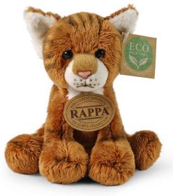 PLYŠ Kočka rezavá sedící 14cm Eco-Friendly (plyšová hračka)