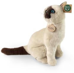 PLYŠ Kočka siamská 30cm sedící Eco-Friendly (plyšová hračka)