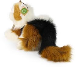 PLYŠ Kočka trojbarevná 30cm ležící Eco-Friendly (plyšová hračka)