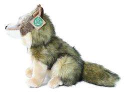 PLYŠ Kojot (vlk) 24cm sedící Eco-Friendly exkluzivní (plyšová hračka)