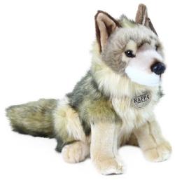 PLYŠ Kojot (vlk) 24cm sedící Eco-Friendly exkluzivní (plyšová hračka)