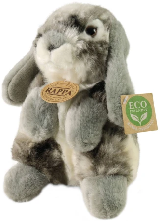 PLYŠ Králíček šedý 19cm Eco-Friendly (plyšová hračka)