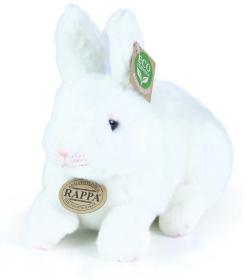 PLYŠ Králík 23cm bílý leží Eco-Friendly (plyšová hračka)