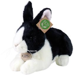 PLYŠ Králík bíločerný 25cm Eco-Friendly (plyšová hračka)
