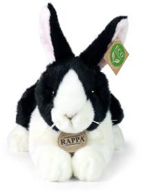 PLYŠ Králík bíločerný 25cm Eco-Friendly (plyšová hračka)
