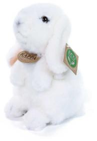 PLYŠ Králík bílý stojící 18cm (plyšová hračka)