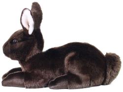 PLYŠ Králík hnědý ležící 36cm Eco-Friendly (plyšová hračka)