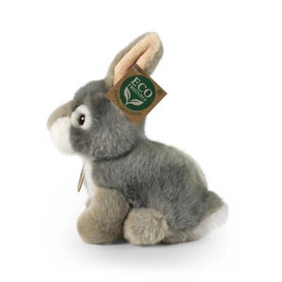 PLYŠ Králík šedý 16cm (plyšová hračka)