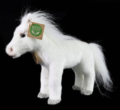 PLYŠ Kůň bílý 24cm Eco-Friendly (plyšová hračka)