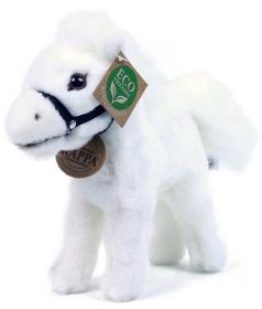 PLYŠ Kůň s ohlávkou bílý 20cm Eco-Friendly (plyšová hračka)