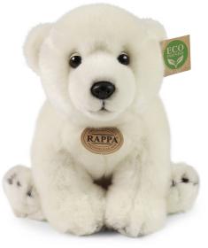PLYŠ Lední medvěd bílý 28cm sedící Eco-Friendly (plyšová hračka)