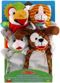 PLYŠ Maňásek domácí zvířátka 25cm set 4ks (plyšová hračka)