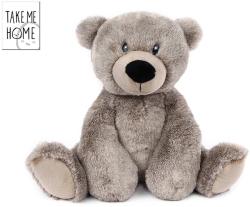 PLYŠ Medvěd 24cm šedý sedící Take me home (plyšová hračka)