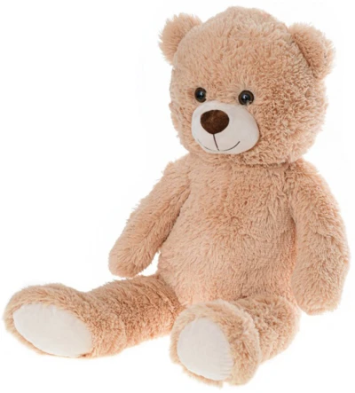PLYŠ Medvěd 80cm světle hnědý Plush Friends (plyšová hračka)