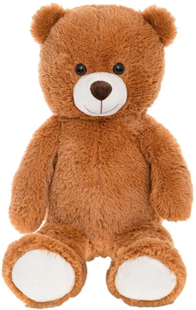 PLYŠ Medvěd 80cm tmavě hnědý Plush Friends (plyšová hračka)